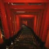 A long staircase lined with Torii port in the Lushfoil photography sim.