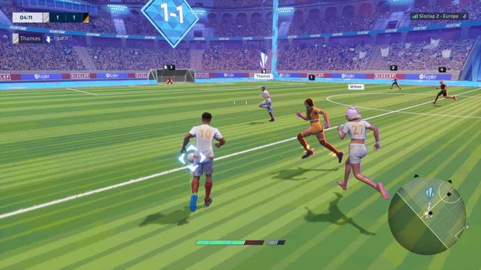 Take the ball and go into the attack in the rematch.