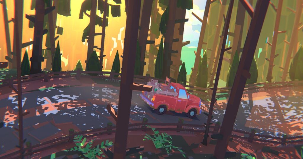 The Palworld creator registered to publish a cozy truckful horror delivery sim, in which the forest was completely safe