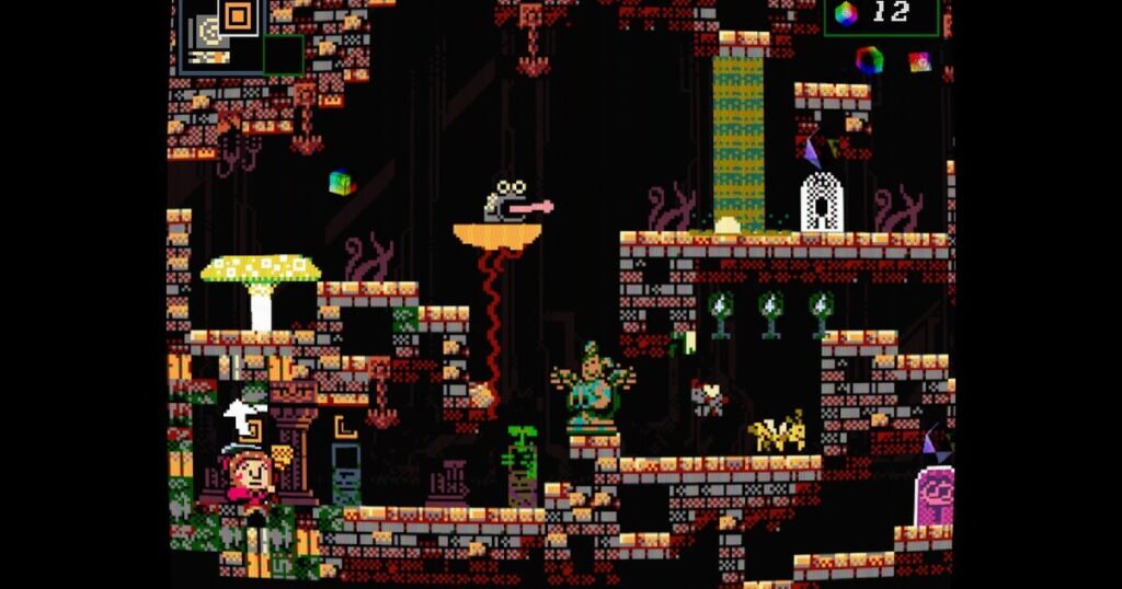 Wield Hag Magic against Dungeon Pixel Glitchy in this glorious migraine