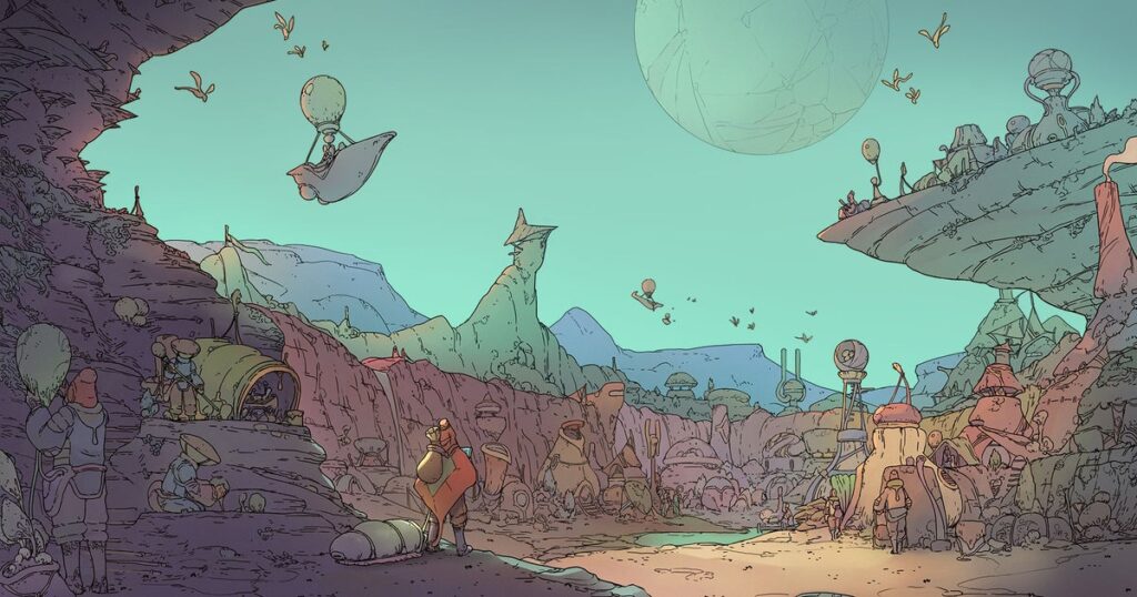 Synergy built the city of Moebius that was released 1.0 by the end of this month