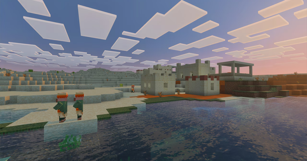 The "vibrant" update of Minecraft makes me think about video games like time capsules