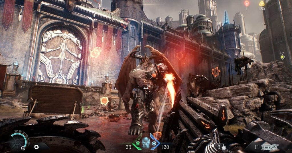 Why not hell? Let's Slide All Doom: Dark Ages's difficulty options to the maximum