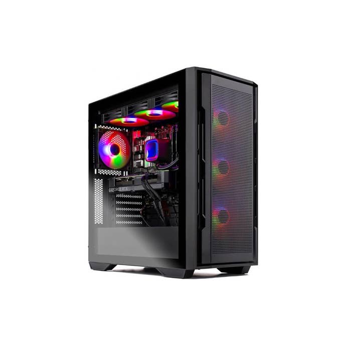 SkyTech Rampage Gaming PC Desktop, Ryzen 7 9700x 3.8 GHz (Boost 5.5GHz Turbo)
