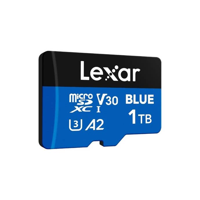 Lexar Blue 1TB on white background