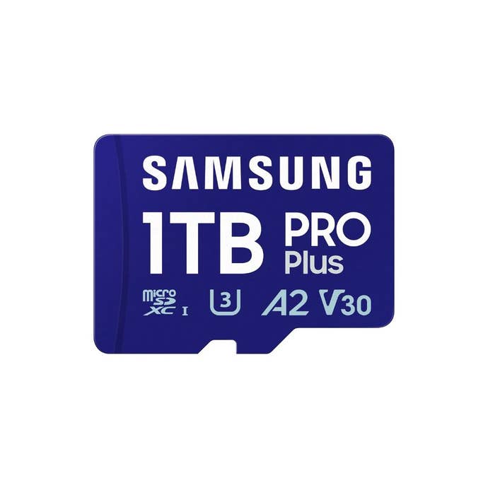 Samsung Pro Plus 1TB on white background