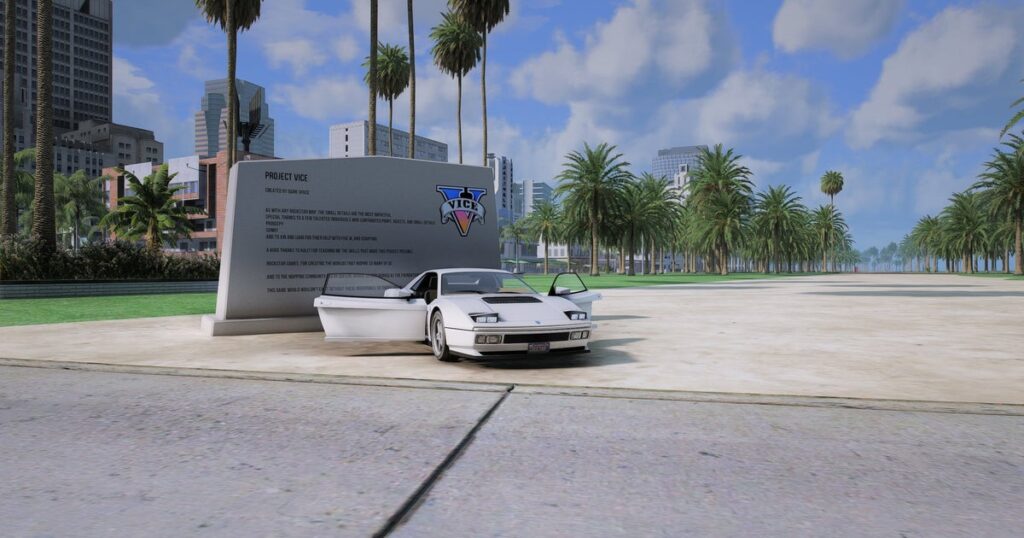 Close GTA 6 MAP Mod Project Vice no longer follow Take-Two Papyright Strike
