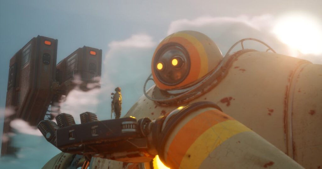 You will only survive Hello Sunshine's wasteland by walking in the darkness of a giant robot