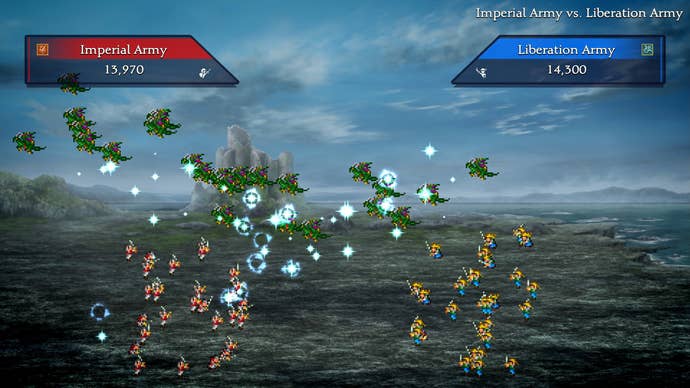 A army battle at Sukoden 1.