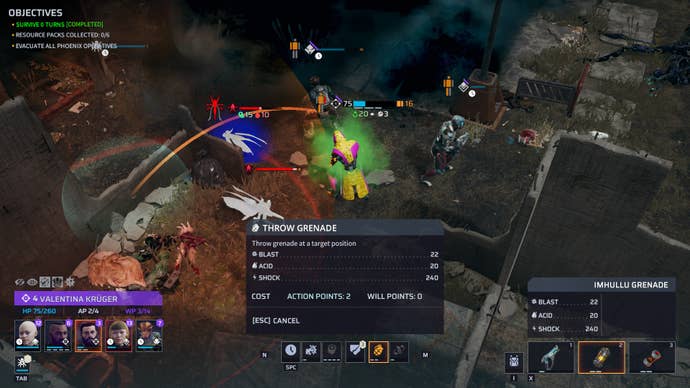 Information grenades thrown into terrorism from the space, a Phoenix point mod.