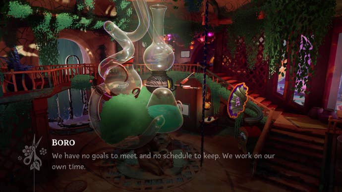 In the middle of the tea shop, set as a large set of chemistry.