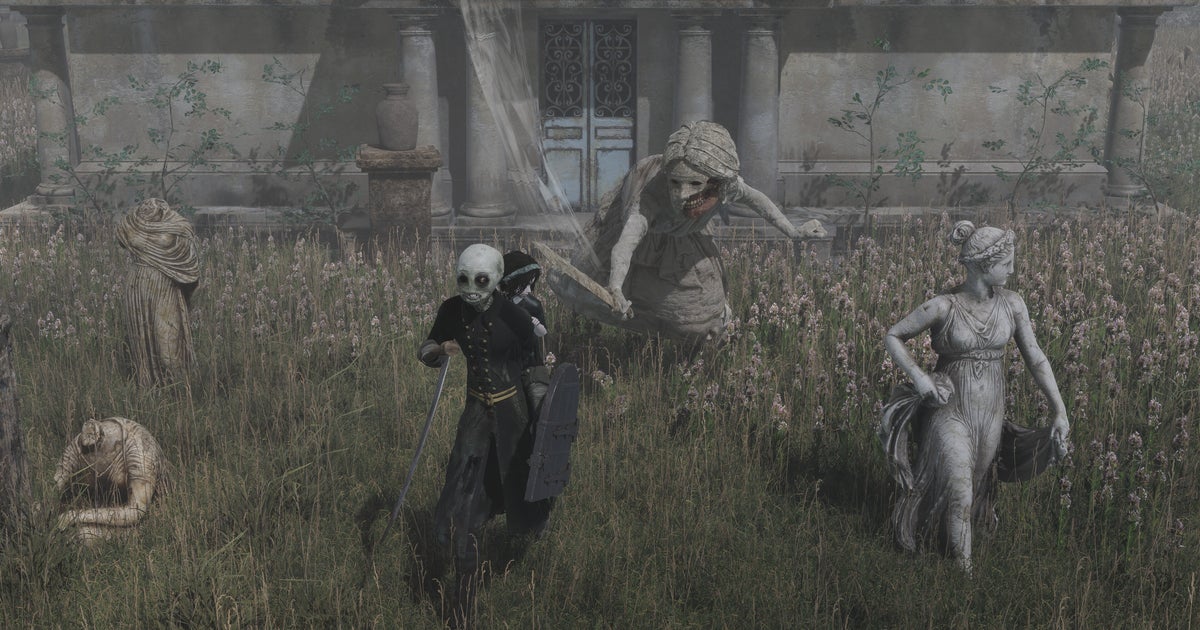 Bloodborne and Lies of P Player should check withering Realms, an action role -playing game with battle dolls and graveyards