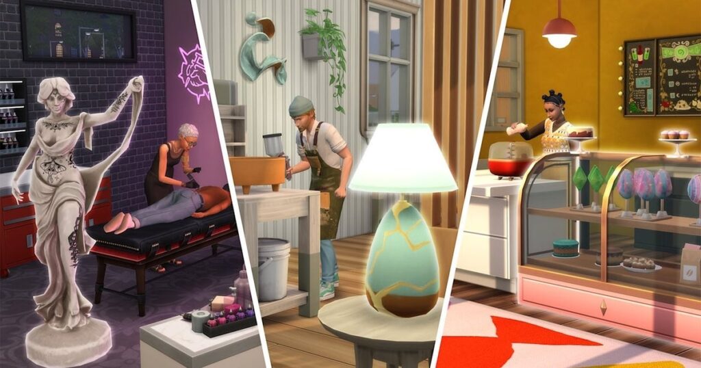 Sims 4 Business Expansion Package & Hobbies will allow you to open your own business and your SIMS tattoo