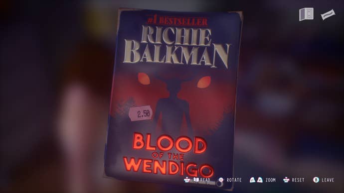 A novel called Richie Balkman's Blood Of The Wendigo - and a clear reference by Stephen King - in Lost Records: Bloom & Rage.