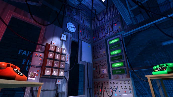 An oversized Numberpad door lock in Dr. Langeskov, Tiger and Ngoc Luc was horribly cursed: A wind robbery.