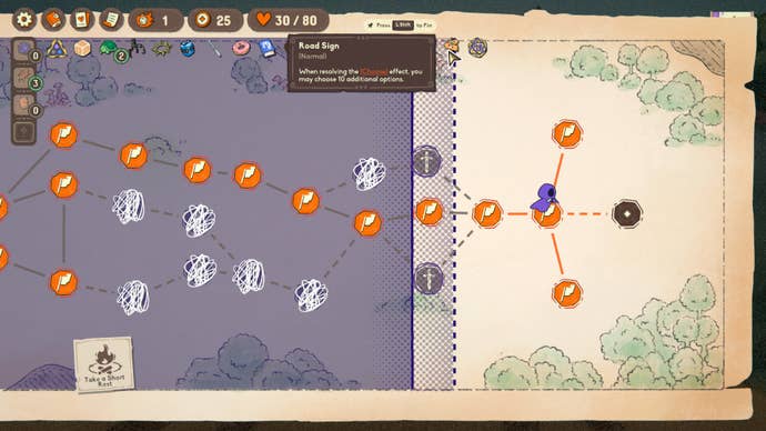 Chart a road through meetings in Dicemance.
