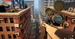 Sniper at work is a crafty first assassination game with a touch of Hitman's sand box