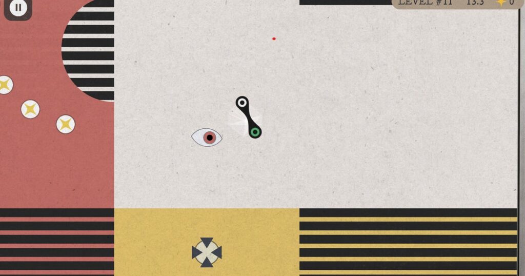 Bahaus Bonk is a single, deadly arcade game that is set into a reeling music