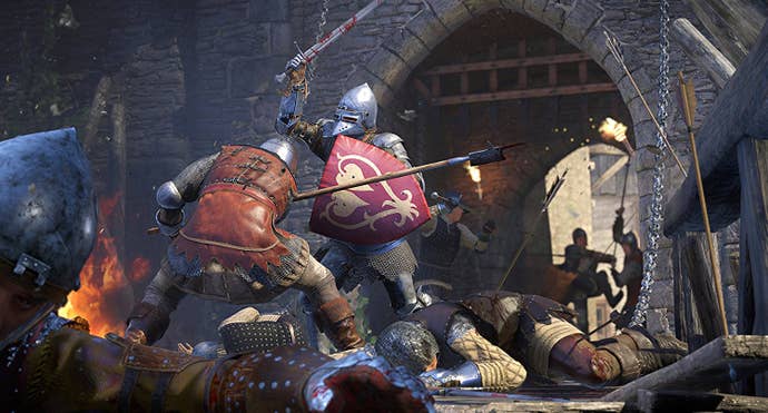 Two soldiers in the armor fought in the kingdom arrived: liberation