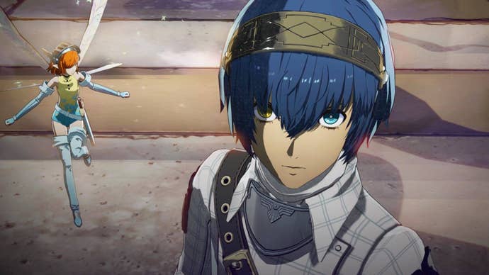 Gallica looked towards the main character in the metaphor: Refantazio.