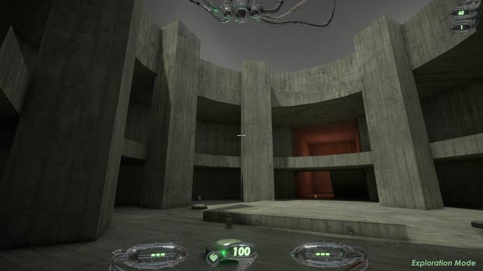 A brutal arena in the style of the Morbias non -realistic tournament map.