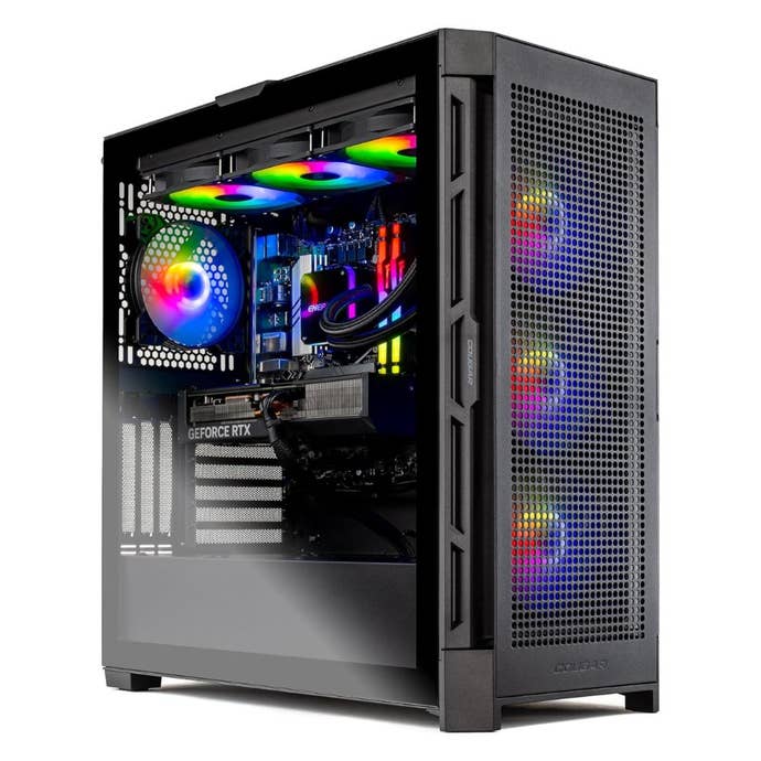 SkyTech Blaze4 Gaming PC Desktop, Ryzen 7 7700 3.8 GHz (Boost Turbo 5.3GHz), AMD RX 9070 XT 16GB GDDR6, 1TB NVME SSD, 16GB DDR5 RAM 6000, 850W Gold Psu