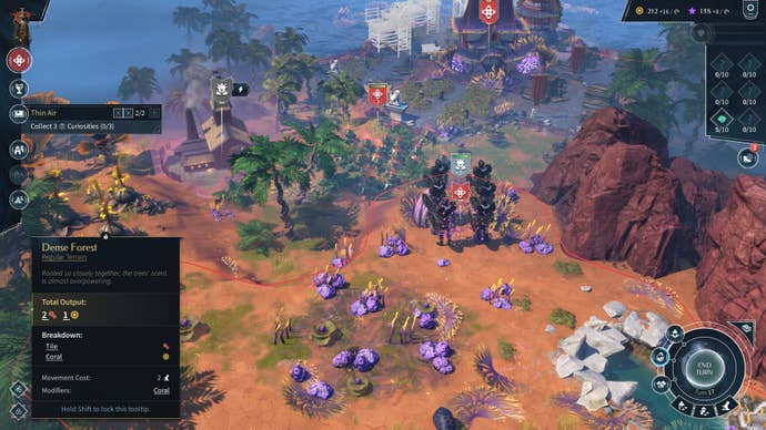 A widespread coral spores spread purple polyps across the surrounding desert and grasslands in endless legend 2