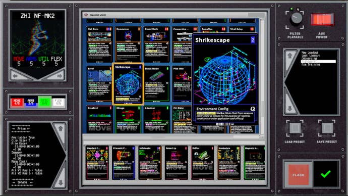 Card interface to build FPS Heaven X.
