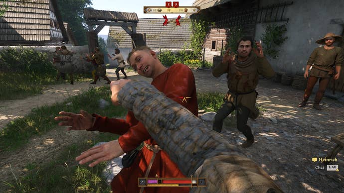 Dam a punch in an argument in a quarrel at Kingdom come deliverance 2.