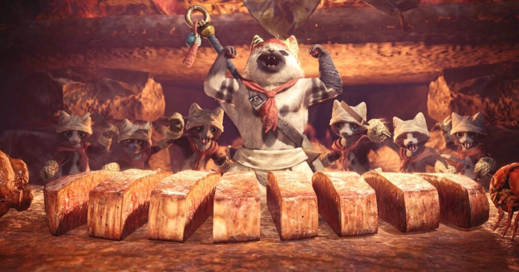 Let the monsters in Monster Hunter eat hunters, you are cowardly