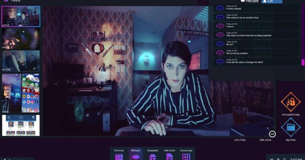 Lili is a story of Macbeth placed in an "Neo-noir", adjusting three witches like hackers