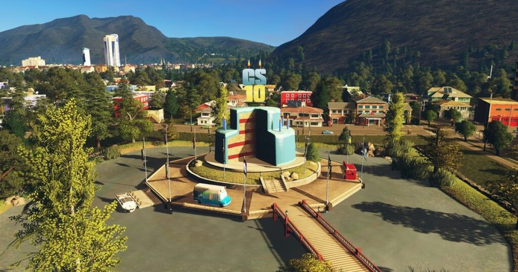 Paradoxicity to celebrate the 10th anniversary of the city: Skylines with the roadmap of those who commemorate