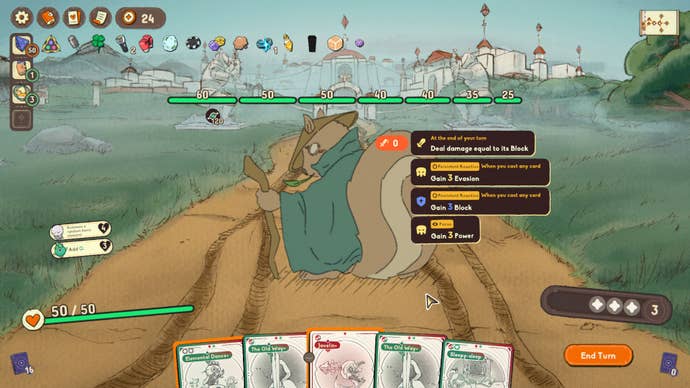 Fight with a squirrel on the road in Dicemance.