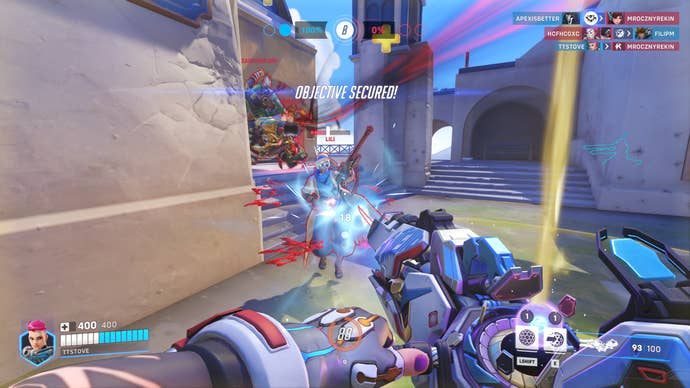 Make sure a goal is Zarya in Overwatch 2.