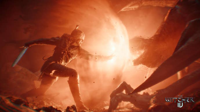 Ciri uses magic against a monster in The Witcher 4