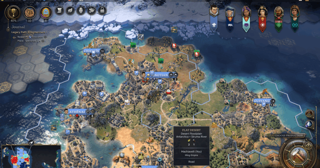 Update new civilization 7 add a miraculous adjustment of naturally confusing plus UI, AI and age age